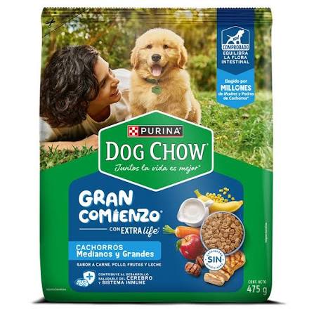 DOG CHOW CACHORRO MEDIANO 475 GR